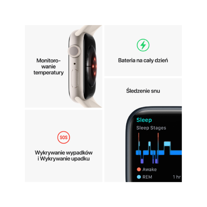 APPLE WATCH 9 41MM STARLIGHT GPS
