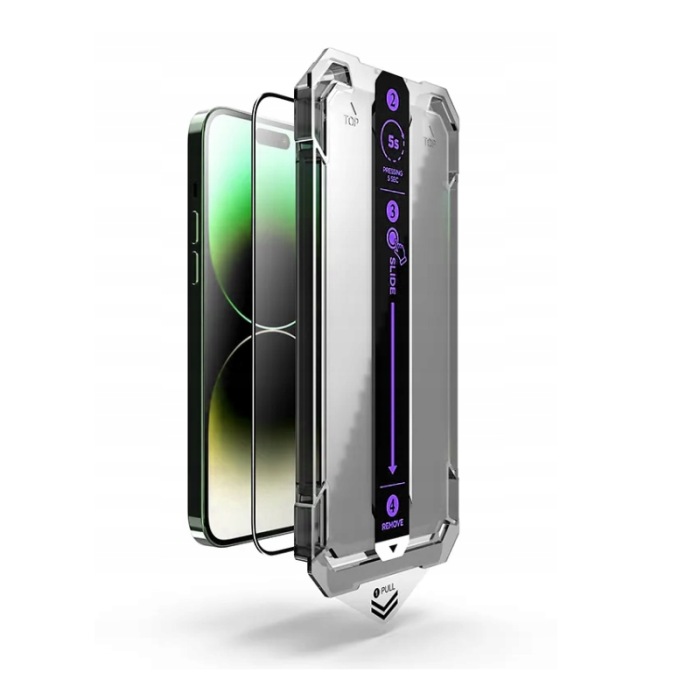 SZKŁO HARTOWANE + APLIKATOR - IPHONE 14 PRO